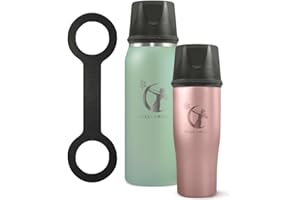 Ceres Chill Breastmilk Chiller Duo, One 24oz Chiller and One 12oz Demi Mini Chiller, Reusable Breastmilk Storage Container, Keeps Milk at Safe Temperatures for 20+ Hours, Connects W/Most Major Pumps