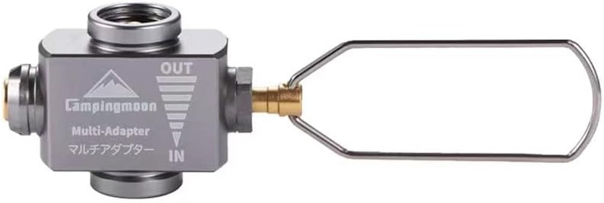 Campingmoon Camping Gas Canister Refill Adapter, Backpacking Fuel Transfer Device, Portable Outdoor Gas Saver Lindal Valve Canister Shifter, Camping Canister Vent Valve, Z15