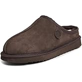Fireside by Dearfoams mens Grafton Shearling Indoor/Outdoor Clog