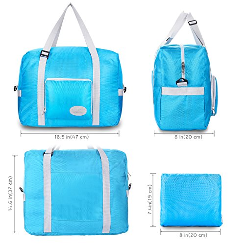 Travel Foldable Waterproof Duffel Bag - Lightweight Carry Storage Luggage Tote Duffel Bag. - Thumbnail 2