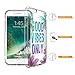 iPhone 6s Case, iPhone 6 Clear Case, MOSNOVO Good Vibes Only Tropica Leaves Quotes Clear Design Transparent Plastic Hard Back Case Cover with TPU Bumper for iPhone 6 6s (4.7 Inch)