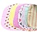Cren 8 Pcs Soft Baby Cotton Bath Towels Infants Face Washcloth Handkerchiefs, 22.9×22.9cm/9.01×9.01