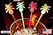 Royer 10 Inch Pineapple, Tropical Swizzle Sticks, Assortment (Pink, Yellow, Orange, Green), Set of 24 - Made In USA