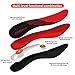 Arch Support Orthopedic Insoles,MileStep Sport Insoles Relieve Flat Feet,Plantar Fasciitis,and Helps with Over-Pronation and Supination Correction(Red, Mens 8-9|Womens 9½-10½（262mm))thumb 2