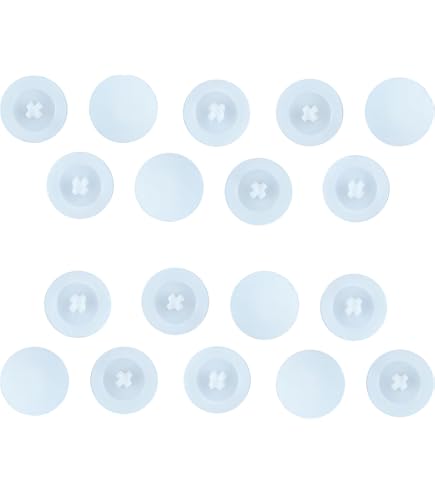 Juego De 8 Tuercas Tapón M4x11 Mm | Blanco Mate | Acero Carbono | Para Luminarias Y Lámparas | Decorativas
