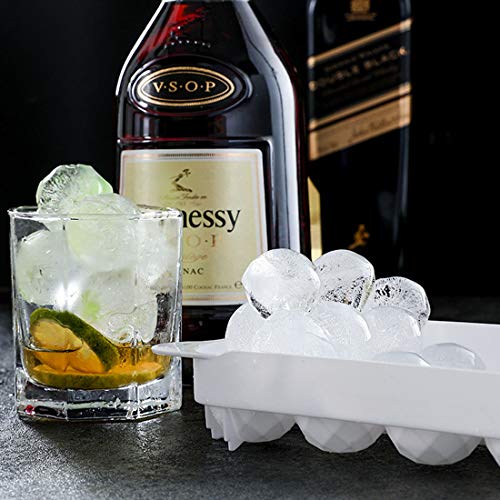 Ice Ball Mould Tomicy Ice Cube Tray 15 Compartiment 2 stks Ronde Stapelbare Ice Cube Trays Easy Release van Ice Cubes… - Afbeelding 6