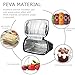 BicycleStore Bicycle Cycling Basket Handlebar Bag with Sliver Grey Reflective Stripe Outdoor Activity Bicycle Pack Accessories Black 3.5L