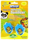 Dr. Tung's Kid`s Snap-On Toothbrush Sanitizer 2 ea - Colors May Vary