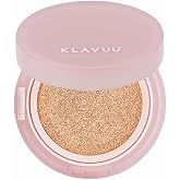 KLAVUU Actress Backstage Cushion Foundation #21 Soft Ivory for Dry Skin | 65% hydrating essence, long-lasting coverage, natural dewy glow, filter effect finish, no caking, glass skin