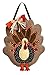 Evergreen Flag Turkey Burlap Door Decor (Original)