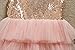 XILALU For 12M-5Y, Baby Girl Lovely Sequins Dress Bow Layered Tulle Party Formal Dress (12M, Pink)