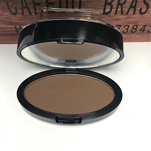 Hisight Brow Eyebrow Stamp - Enhancer Straight United Eyebrow Powder Natural Perfect Eyebrows shapein 3 Seconds (Dark Brown)