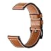 Intoval Classic Leather Sports Bands for Fossil Men's Gen 5E/Gen 5 Carlyle/Fossil Women's Gen 5 Julianna/Fossil Men's Gen 4 Explorist Smartwatches.(22mm Black)