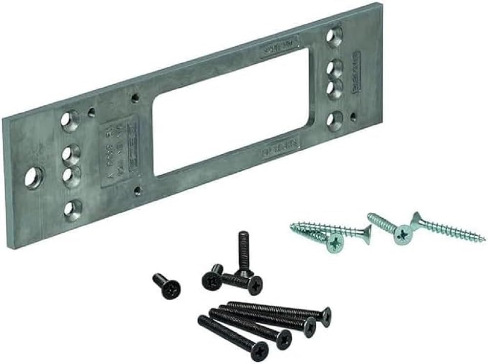 Hörmann Mounting Plate (for Top Door Closer HDC35-1, with Fixings, Door Closer Accessories)