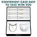 Teeth Whitening Kit, LED Light, 35% Carbamide Peroxide, (3) 3ml Gel Syringes, Tray and Case
