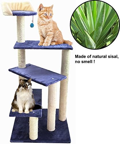 Pelay Cat Tree Condo Furniture Bed Pet Scratching Post Kitten House (M7)