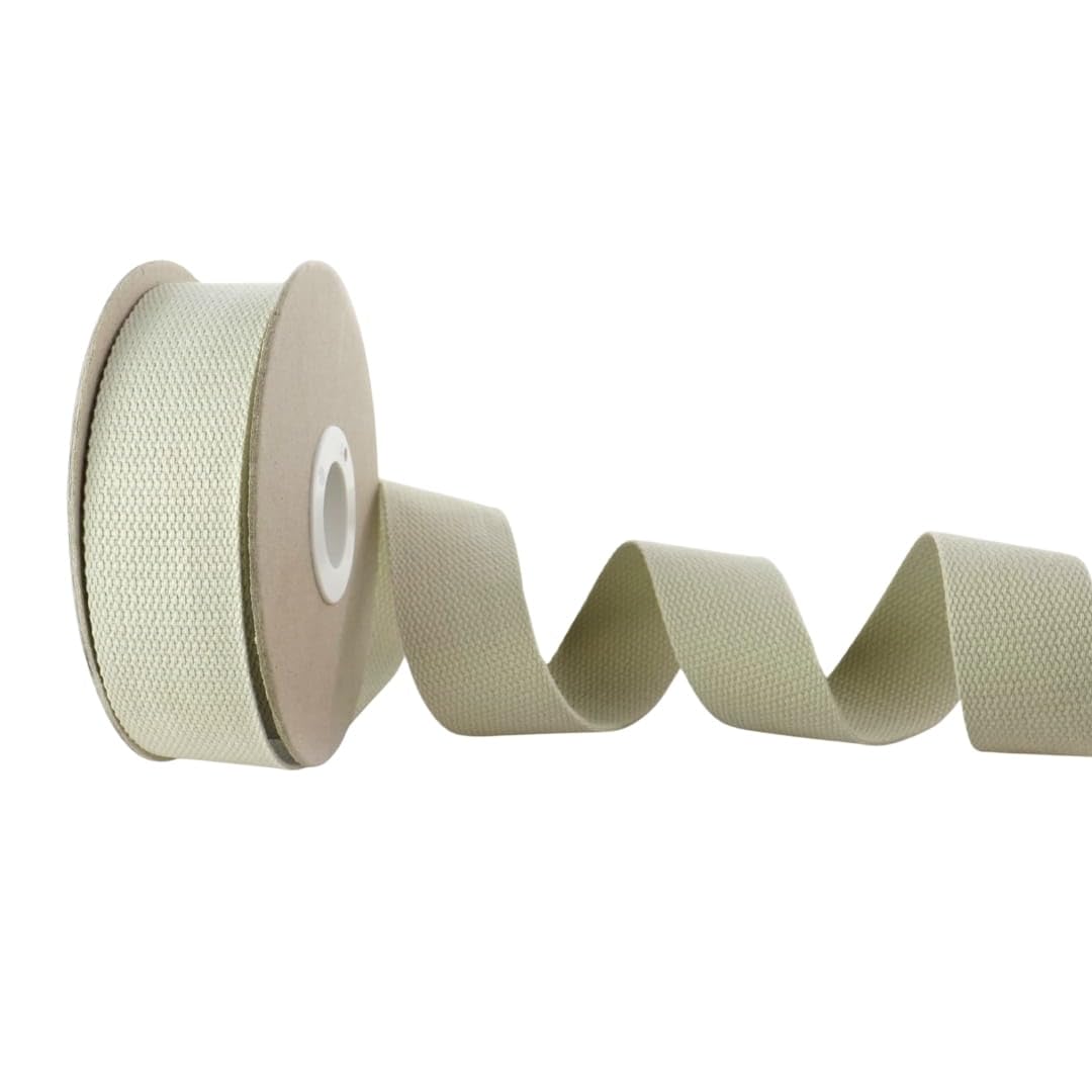 Trimz Cotton Webbing – Grey – 40mm x 5m