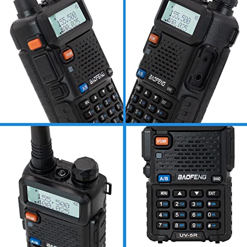 BAOFENG UV5R Radio, Handheld Ham Radio Long Range, Rechargeable Two Way