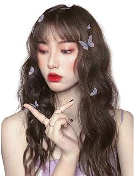 Amazon Co Jp ウィッグロングナチュラルコーンウィッグバングフルヘッドギアウィッグロングマット高温シルクロングカーリーヘアウィッグ65cm B スポーツ アウトドア