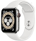 Amazon.com: Apple Watch Series 6 (GPS + Cellular, 44mm) - Silver 