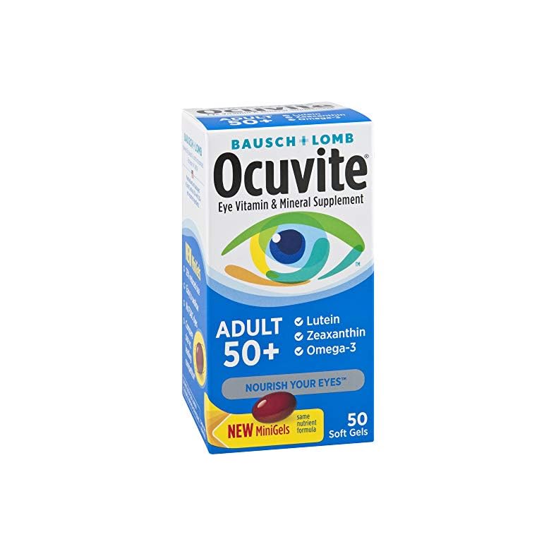 Ocuvite Adult 50+ Vitamin & Mineral Supplement, 50Count