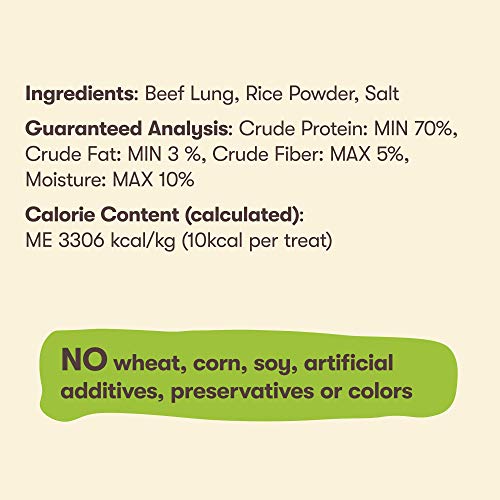 Pet 'n Shape Beef Lung Dog Treats - Made and Sourced in The USA - All Natural Healthy Treat, Steaks, 27 Oz - Thumbnail 2