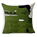 Chicozy Cotton Avengers Alliance Batman Captain America Iron Man Hulk Pillow Cover Ikia Style Sofa Cushion Cover Square Home Decration Pillowcase 17.7inch x 17.7inch