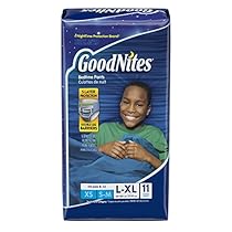 GoodNites Bedtime Bedwetting Underwear for Boys, L-XL, 11 Ct. (Packaging May Vary)