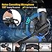 Xbox one Headset for PS4,WILLNORN K2 Gaming Headset with Mic Noise Cancelling Over Ear Headphones for PS4,PC Controller,Laptop,LED Light,Stereo Sound with Bassthumb 4