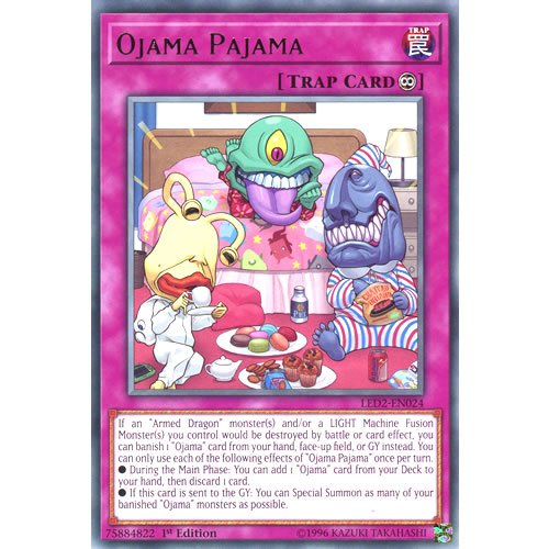 Yugioh Led2 En024 1st Ed Ojama Pajama Rare Card Legendary | Desertcart Maldives Yugioh Led2 En024 1st Ed Ojama Pajama Rare Card Legendary | Desertcart Maldives