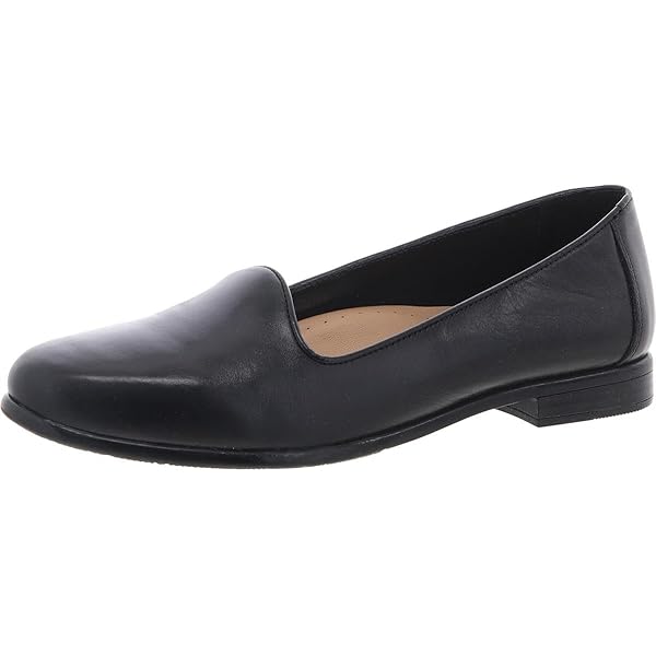 Amazon.com | Trotters Women's Samantha Loafer Flat, Black Lizard