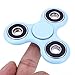 Fidget Spinner Toy Stress Reducer,Bearing Toy for ADHD EDC Hand Killing Time,Light Blue