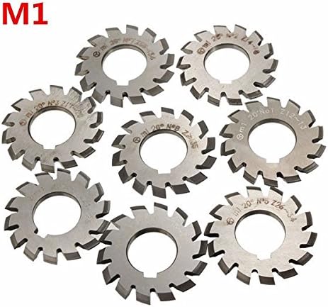 Module 1 PA20 Bore 22mm #1-8 HSS Involute Gear Milling Cutter (Random: Size)