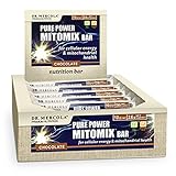 Dr. Mercola, Pure Power Mitomix Bars, Chocolate 1 Box (12 Bars), Ketogenic Nutrition Bars, Non GMO, Soy Free, Gluten Free