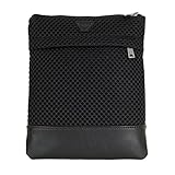 Armani Jeans Messenger Bag With Logo In Black AJM6033