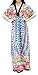 QZUnique Women's Batwing Sleeve Plus Summer Exotic Beach Dress Bohemian Sundress