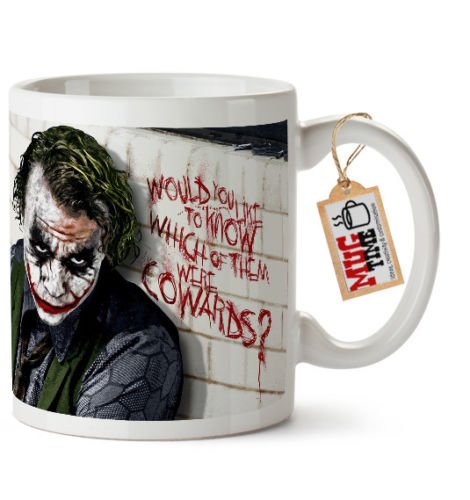 Mugtime (TM - Joker Ceramic Mug Cup - Batman Inspired - 330ml - Ceramic