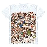 Anime Axis Powers Hetalia APH T-Shirt Summer Printed Short Sleeves T-Shirt Tee 2,US M