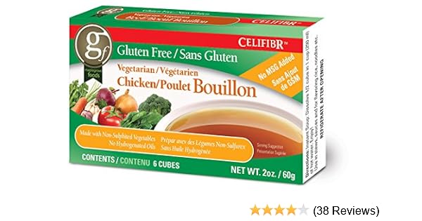Amazon Com Celifibr Gluten Free Vegetarian Bouillon Soup Chicken 2 Ounce Pack Of 12 Grocery Gourmet Food