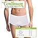 Incontinence Underwear for Men. WHITE Y-Front Style that is fitted and discrete. High tech fabric and modern cut locks in urine incontinence. The perfect simple solution for an age-old (Large)