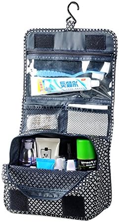 Intravel Personal Travel Shower Organizer Hanging Toiletry Wash Bag Bathroom Tote , Shower Tote, Shower Caddy, Tote Bag (Navydia)