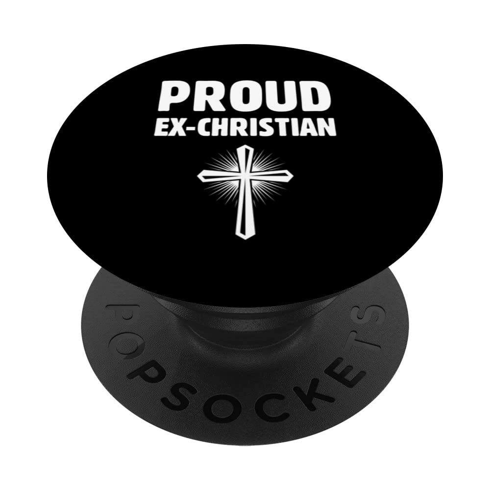 Agnostic - Non-Religious Ex Christian Apatheist Agnosticism PopSockets Swappable PopGrip