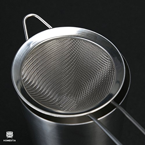 Homestia Cocktail Strainer Stainless Steel Fine Mesh Strainer