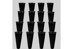 Zhongma 16pcs Plastic Buckets for 4 Tier Metal Flower Display Stand (This Item is not Recommended for Purchase Separately,Please be Cautious When Purchasing Separately, as it May not be usable)