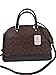 Coach Sierra Satchel Signature Coated Canvas handbag Brown/Black