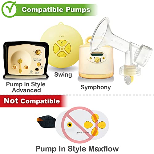 Nenesupply Pump Parts with 27mm Flanges Compatible with Medela