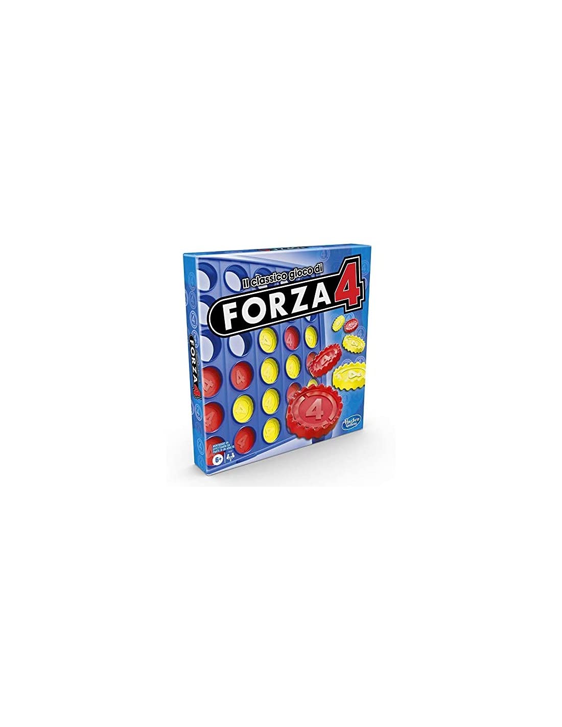 Hasbro Gaming Forza 4 Board Game for 2 Players, Family Toy Suitable for Boys and Girls Ages 6 and up, Contains Game Grid and 42 Tokens