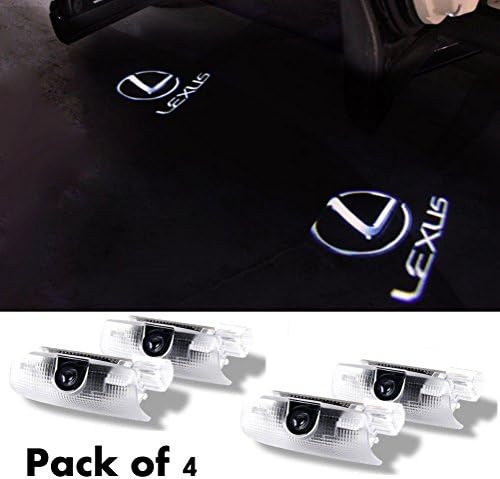Ronben Car LED Door Courtesy Logo Light Shadow Laser Projector LED Welcome Light 5W for Lexus ES RX GX LS LX (Pack of 4)