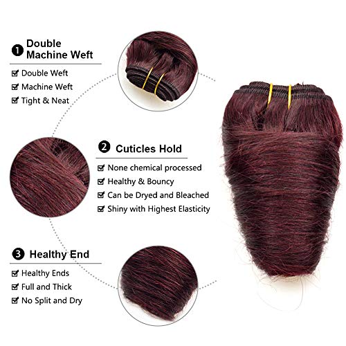 8-Inch-Loose-Wave-pure-color-99j-Brazilian-9A-Virgin-Human-Hair-4-Bundles-Weft-and-Wavy-Weave-Hair-Loose-Wave-50gPcs-Human-Hair-Extensions-8inch4pcs99j