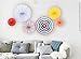 12Pcs Fiesta Paper Fans Decorations Set-Colorful Hanging Paper Fans for Mexican and Encanto Themed Birthday Party Decorations Summer Classroom Decor Day of The Dead Party Supplies
